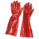 18” Red PVC Gauntlets 